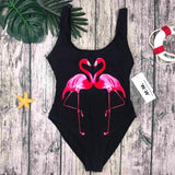 Swimming Flamingo Swimsuit - Slim Wallet Company