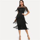 Cassia Fringe Dress - Slim Wallet Company