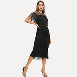 Cassia Fringe Dress - Slim Wallet Company