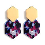 Safari Shell Earrings - Slim Wallet Company