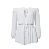 Ruffled Iris Jumpsuit - Slim Wallet Company