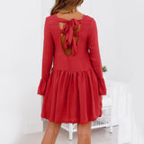 Ruffle Blush Dress - Slim Wallet Company