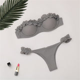 Flowers Garland Bikini - Slim Wallet Company