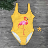Swimming Flamingo Swimsuit - Slim Wallet Company