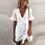 White Berries Romper - Slim Wallet Company