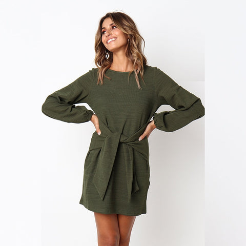 Spring Avocado Dress - Slim Wallet Company