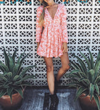 Morning Flower Summer Dress - Slim Wallet Company