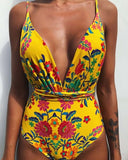 Flower Bouquet Bathing Suit - Slim Wallet Company