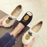Pineapple Glam Loafers - Slim Wallet Company