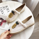 Pineapple Glam Loafers - Slim Wallet Company