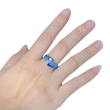 Blue Gold Filled Purple Nectar CZ Ring - Slim Wallet Company