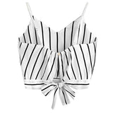 Cute Back Knot Crop Top - Slim Wallet Company