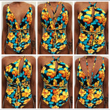 Flower Bouquet Bathing Suit - Slim Wallet Company