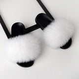 Fluffy Power Puff Slippers - Slim Wallet Company