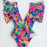 Beach Ruffles Swimsuit - Slim Wallet Company