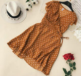 Polka Wanderlust Dress - Slim Wallet Company