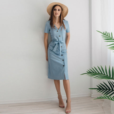 Blue Seal Dress - Slim Wallet Company