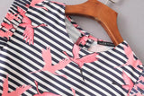 Happy Flamingos Top - Slim Wallet Company