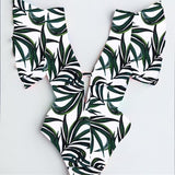 Beach Ruffles Swimsuit - Slim Wallet Company