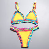 Candy Crush Crochet Bikini Set - Slim Wallet Company