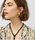 Safari Shell Earrings - Slim Wallet Company
