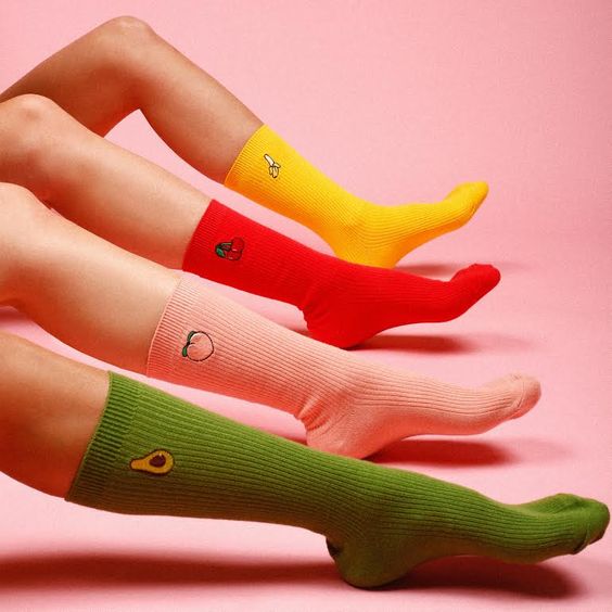 Super Cute Fruit Socks - Slim Wallet Company