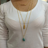 Boho Layered Turquoise Necklace - Slim Wallet Company